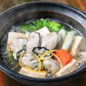 牡蠣と豆腐の漁師鍋 (ゆず醤油)