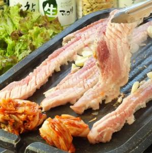 豚三段バラ肉セット(サムギョプサル)