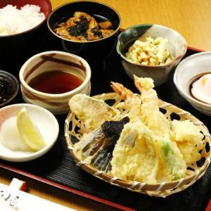 お昼の定食『天ぷら定食』