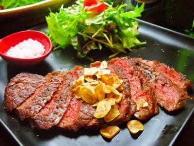 沖縄和牛のランプステーキ