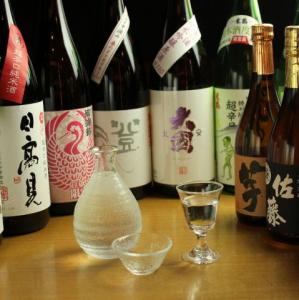 拘りの日本酒は『今』しか飲めない限定酒、特別酒をメインにご用意しております。