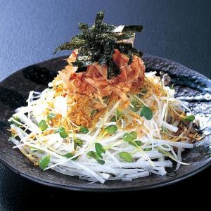 京水菜とちりめんの大根サラダ