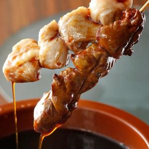「日南鶏」の串焼き