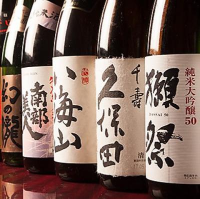 【全25種以上】豊富な日本酒・焼酎