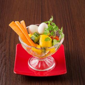 糸島野菜とピクルス