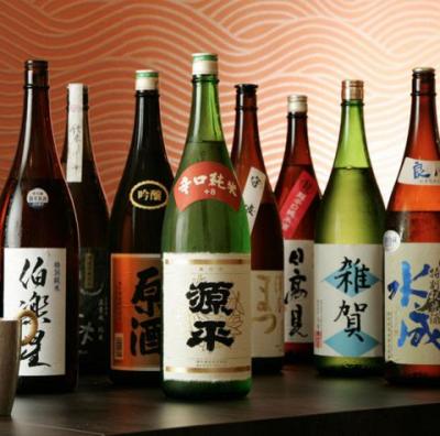 【大人気の日本酒飲み放題】アラカルトでもコースでもOK！！30種類の日本酒が飲み放題に！