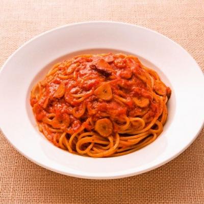 大定番トマトとニンニクのスパゲティ