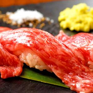 飛騨牛の炙り肉寿司