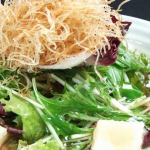 京水菜と豆富の湯葉サラダ
