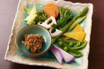 【季節限定】野菜とふきのとう味噌