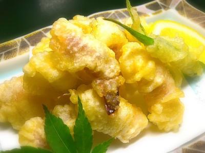 旬の食材を使った海鮮・野菜の天ぷらメニュー