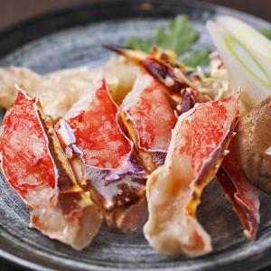 各コースの「かに鍋」「焼きかに」は+1,500円(税込)で「タラバ蟹」に変更可能！