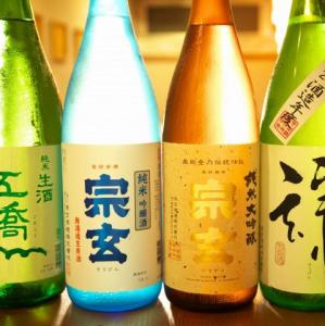 豊富な日本酒各種