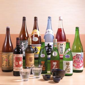日本酒や焼酎は、中々手に入らない銘柄酒もご用意しております。季節によって仕入れ内容を変えております◎