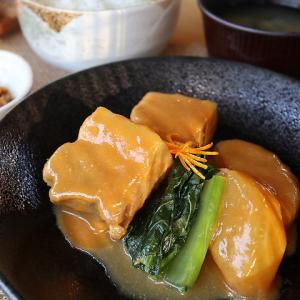 柚子と蜜柑香る 豚の味噌角煮定食