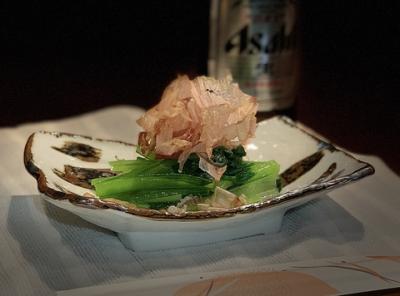 小松菜のゴマ塩