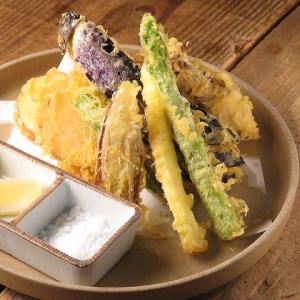 季節野菜と長芋の天ぷら