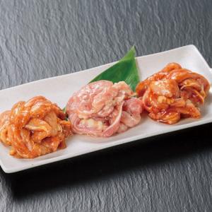 鶏セセリ3種盛り(赤/白/味噌)