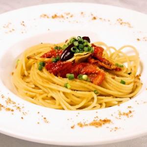 イタリア産 からすみ(ボッタルガ)とセミドライトマトのスパゲッティーニ