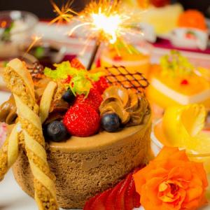 ◆誕生日・記念日パーティーも◆名古屋店料理長のオリジナルケーキでお祝いします！