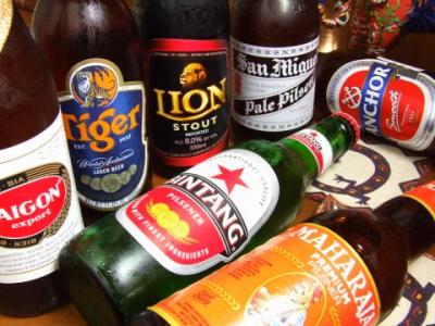 各国の輸入ビール