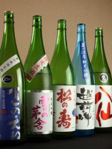 豊富な日本酒