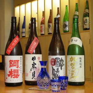 【食材本来の旨味を感じられる】 日本各地より厳選したこだわりの地酒。