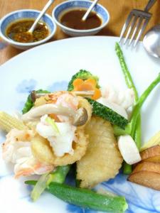 海鮮といろいろな野菜の炒め物