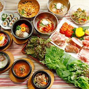 ディナー食べ放題【焼肉と韓国料理50種】